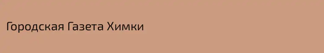 Городская Газета Химки